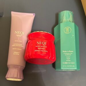 Red Hair Mask & Purple Conditioner Duo — Hydrating Conditioner & Repair Mask